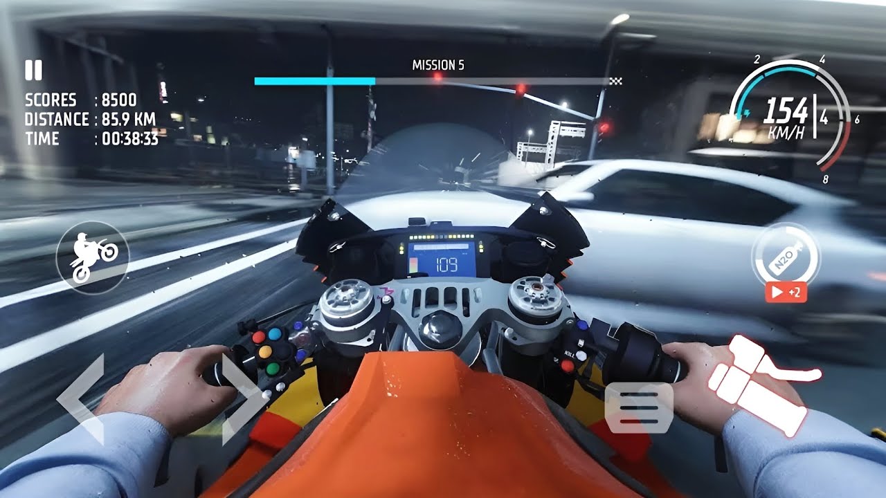 Traffic Bike: Driving City 3D - Android Gameplay HD