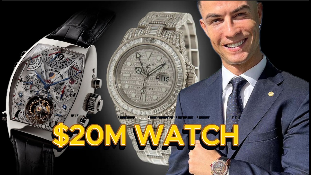Ronaldo’s $20M Watch 😳  Top 5 Most Expensive