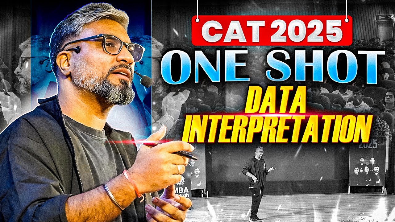 🚀 CAT 2025 One Shot | Data Interpretation Power Session!