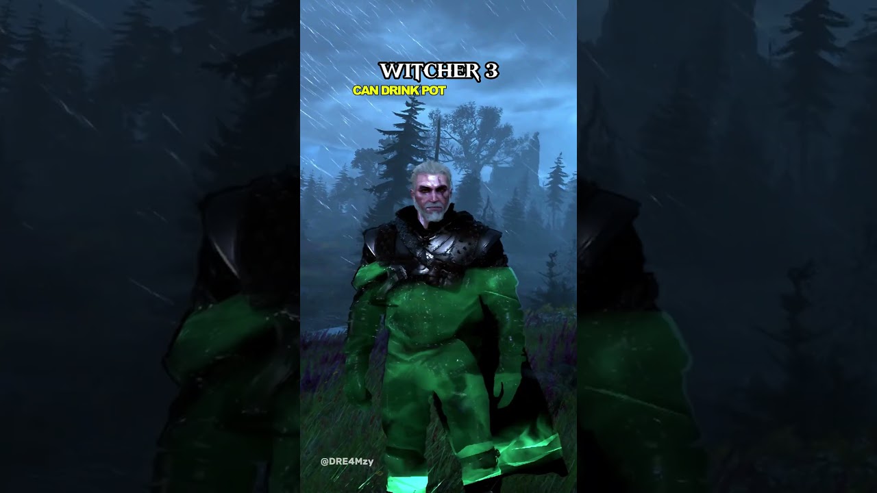 Potion Drinking | Witcher 1 vs Witcher 2 vs Witcher 3