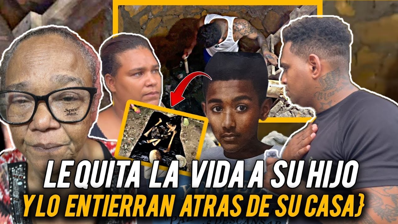 SUPUESTAMENTE MADRE JUNTO A SU PADRASTRO LE QUIT@ LA VID@ A SU HIJO Y LO ENTIERRAN ATRÁS DE SU CASA