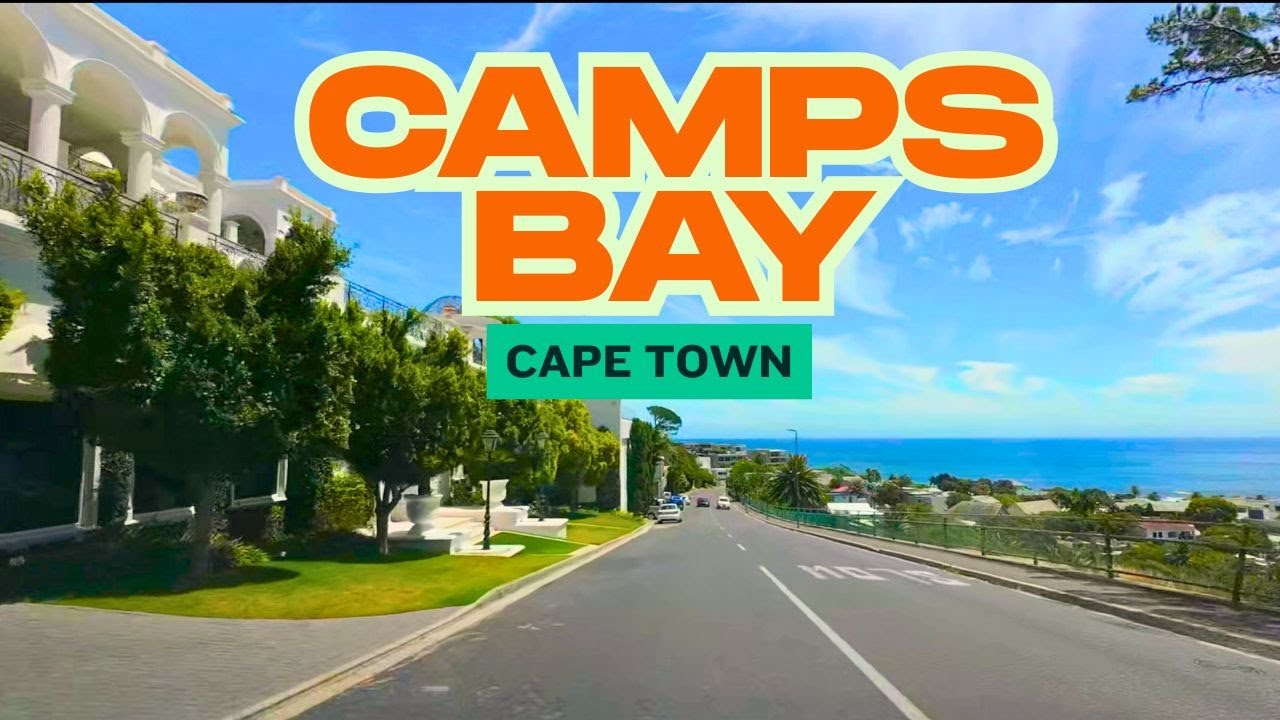 Driving through CAMPS BAY, Cape Town's Upscale Suburb
