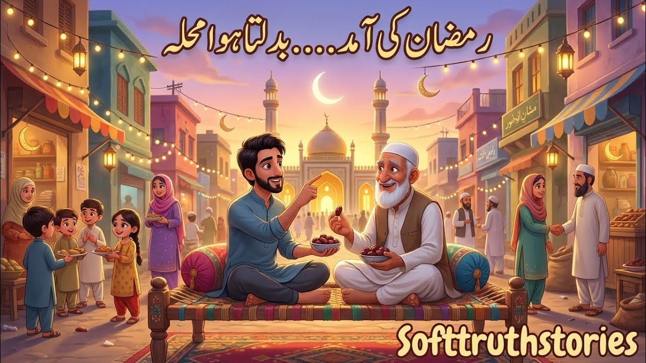 🌙 رمضان آیا اور محلہ بدل گیا | دل چھو لینے والی کہانی رمضان کی برکت سے بدلتا ہوا احمد 