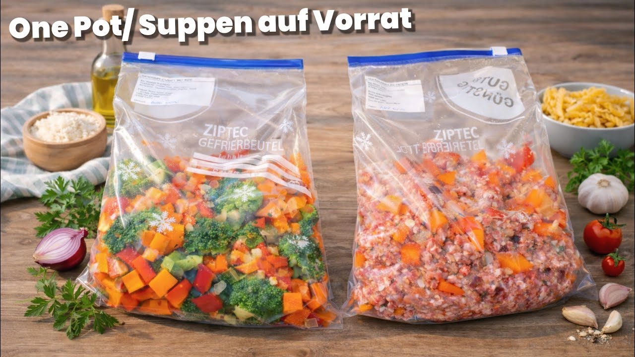🍲 One Pot & Suppen auf Vorrat – so erleichtere ich mir den Alltag