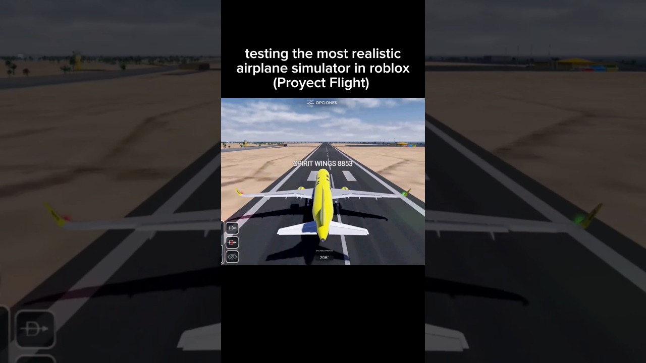 probando el simulador de aviones más realista de roblox (Proyect Flight)