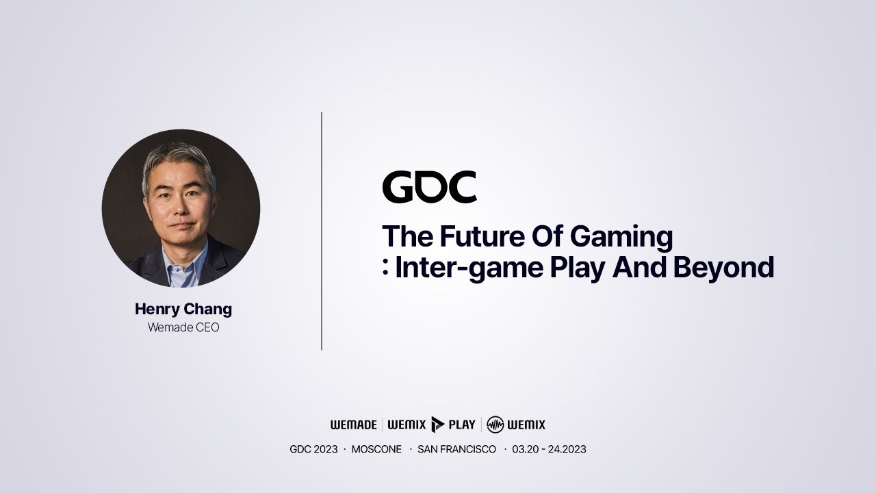 [GDC 2023] The Future Of Gaming Inter-game Play And Beyond