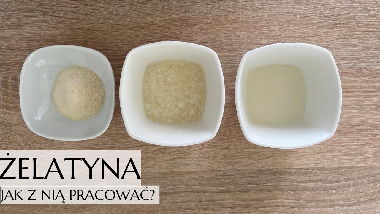 Jak pracować z żelatyną? Hartowanie żelatyny. Jak dodać żelatynę do kremu żeby nie było grudek?
