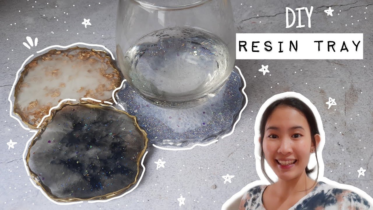 DIY tatakan gelas dari Resin | Peluang usaha 2021| ft scarlett Whitening