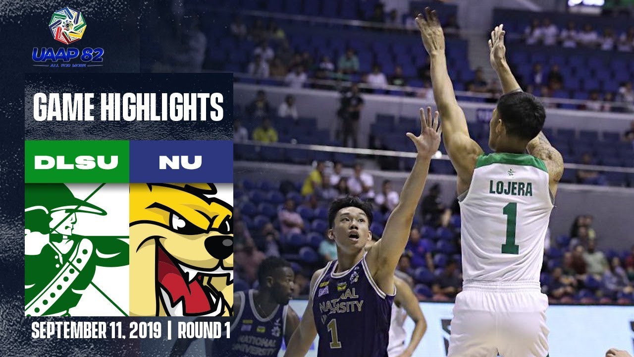 DLSU vs. NU - September 11, 2019  | Game Highlights | UAAP 82 MB