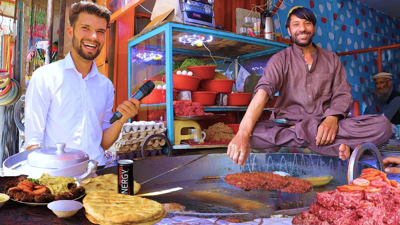 Afghani chapli Kebab, گزارش ربیع جاده میوند کابل چپلی کباب