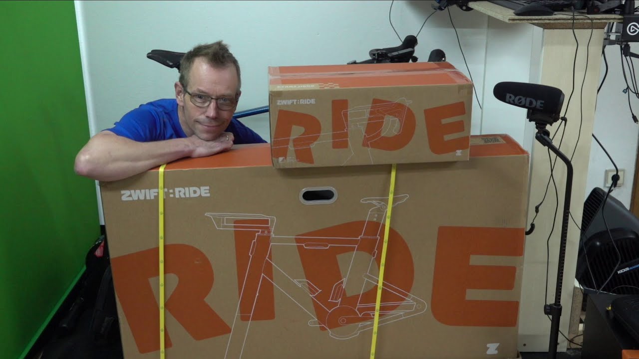Unboxing und Setup Zwift Ride auf Wahoo Kickr Core
