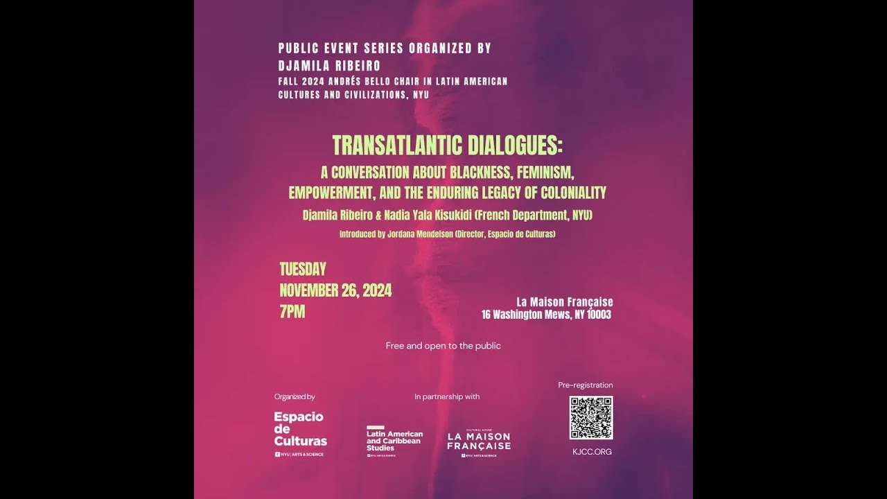Transatlantic Dialogues: A conversation between Diamila Ribeiro and Nadia Yala Kisukidi