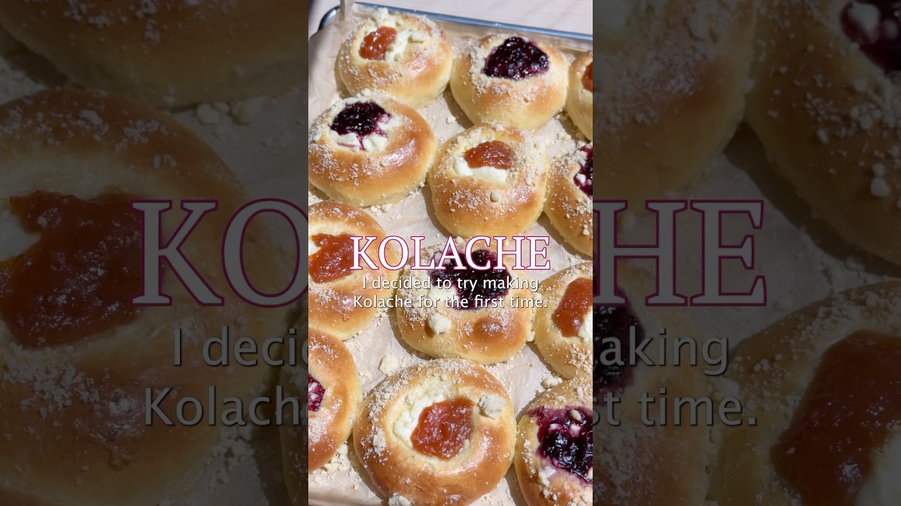 🇨🇿czech kolache🇨🇿| raspberry cream cheese bun