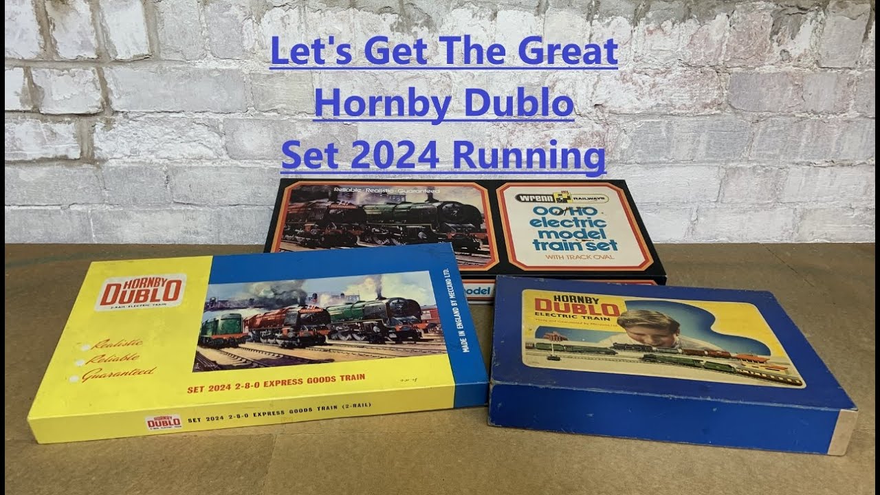 Running The Superb Hornby Dublo 2024 Set, The 2-8-0 Express Goods Train. A Couple More Sets To See