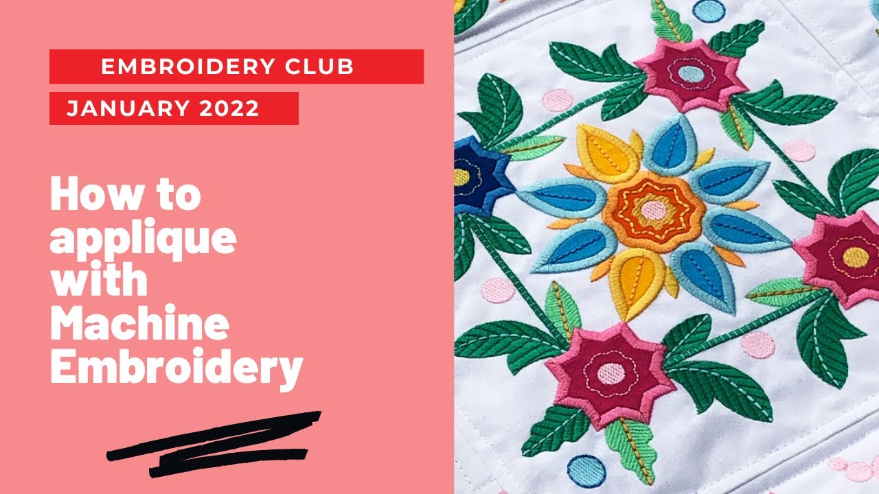 How to applieque with a BERNINA embroidery machine