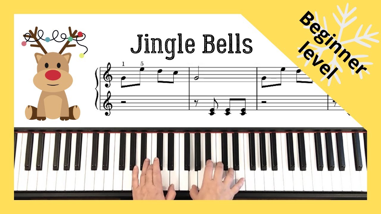 Jingle Bells – Easy Piano Tutorial for Beginners!