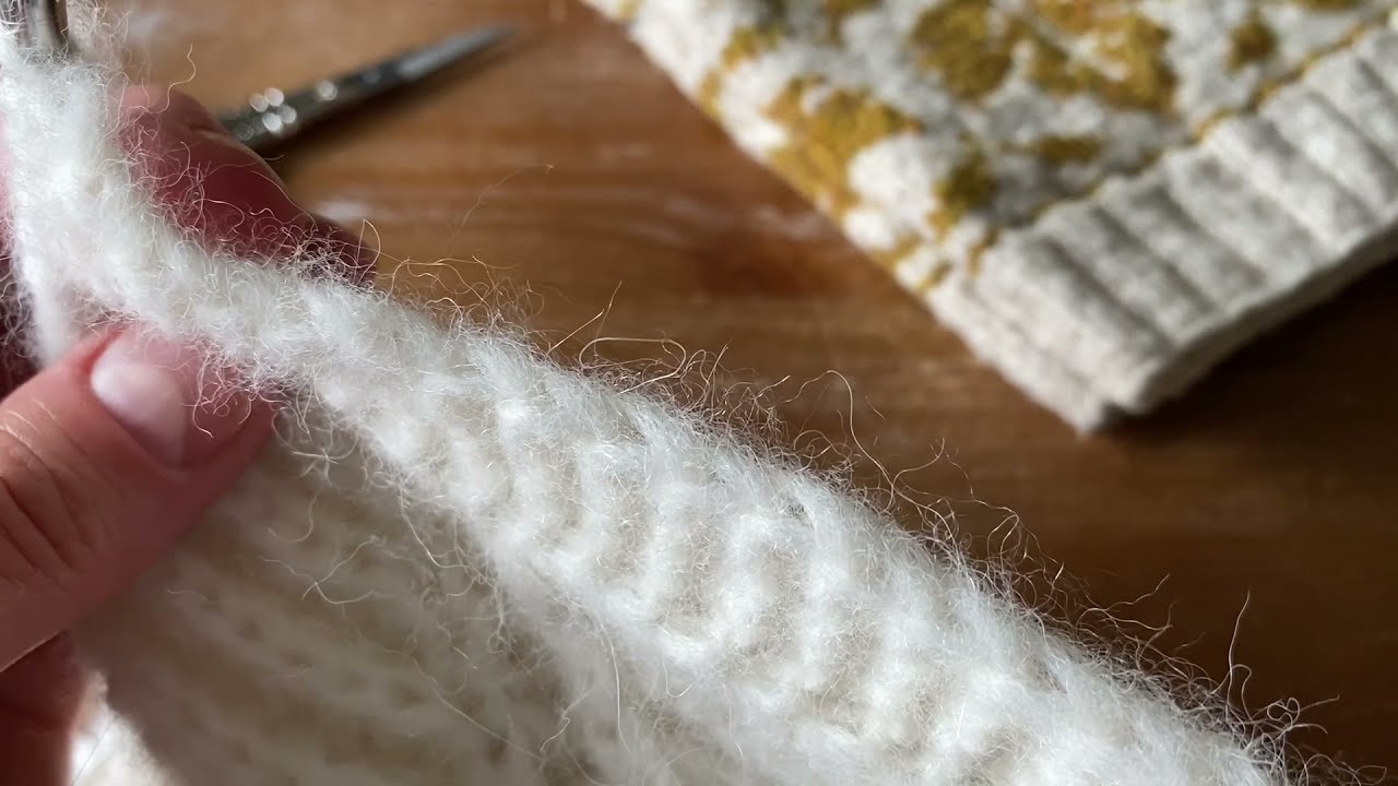 Slip stitch edge knitting tutorial.