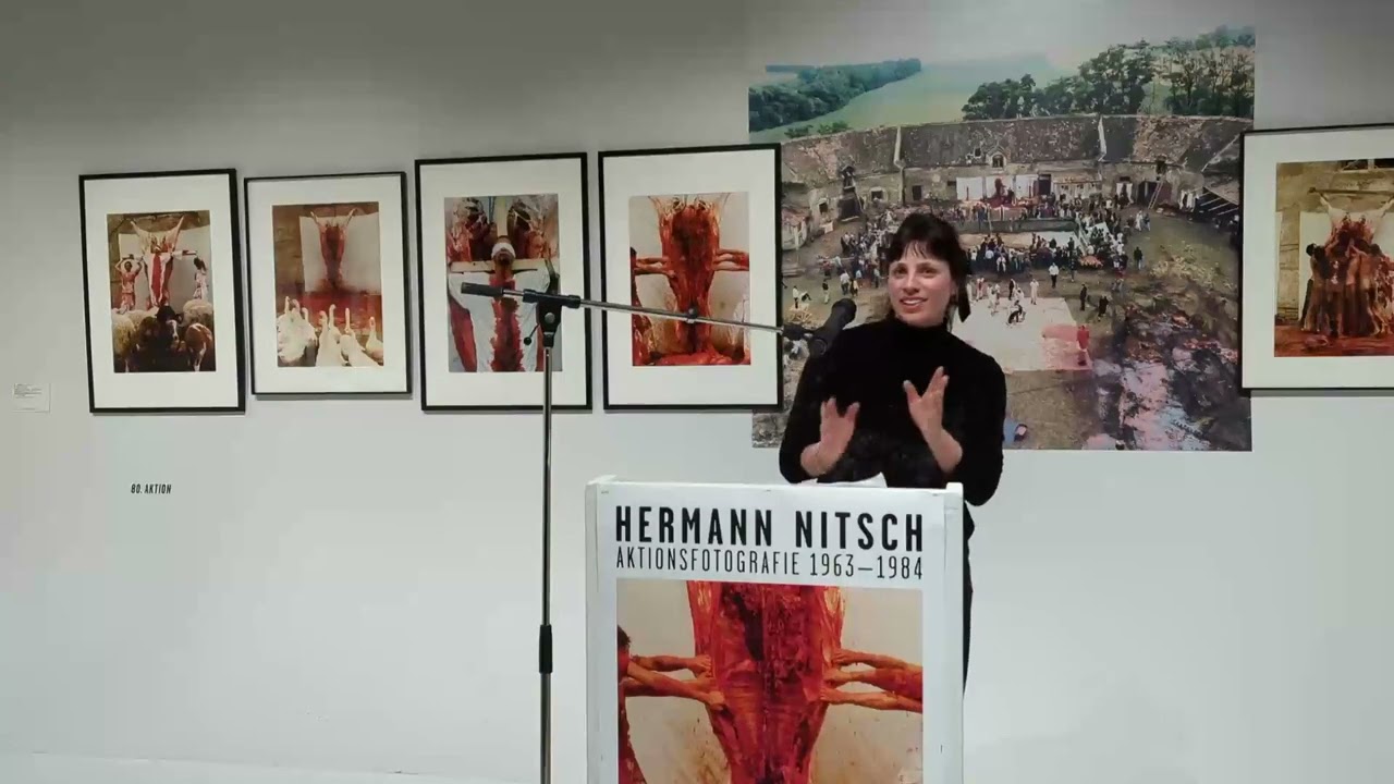 AUSSTELLUNGSERÖFFNUNG: HERMANN NITSCH. AKTIONSFOTOGRAFIE 1963–1984 / Kuratorin Julia Moebus-Puck