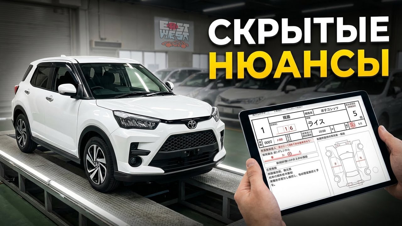 Toyota Raize с японского аукциона: цены, нюансы, листы?