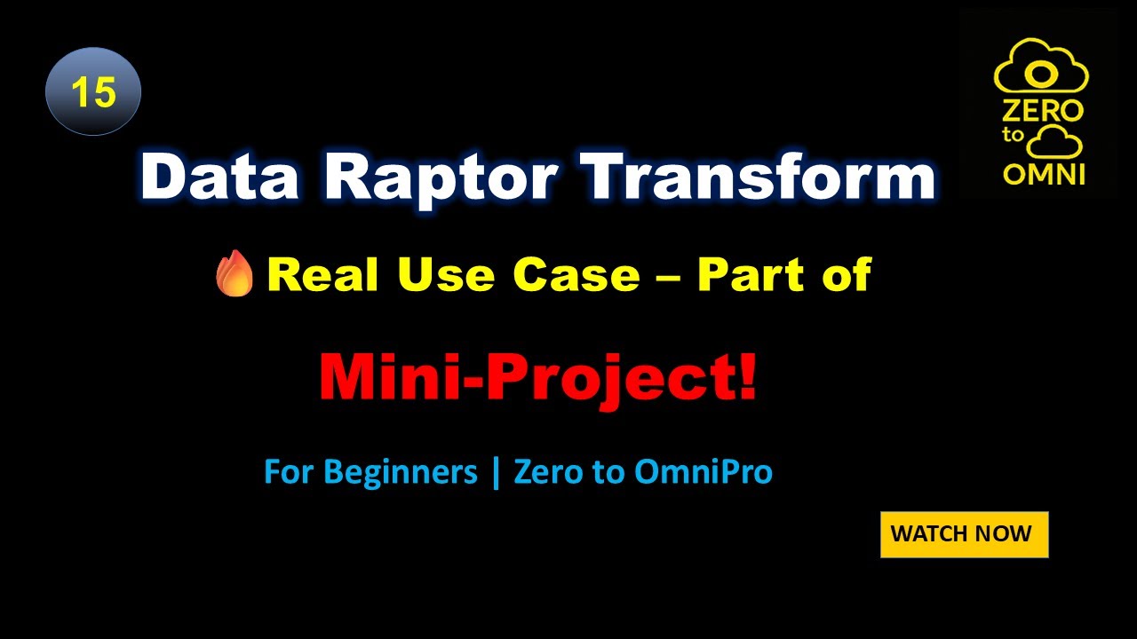 15 OmniStudio DataRaptor Transform Explained with Real use case (part of Mini Project)