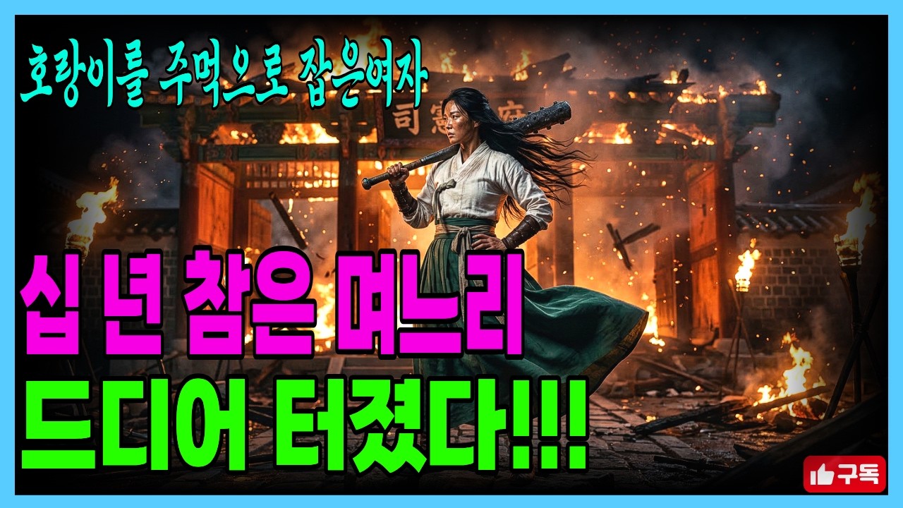 호랑이 잡던 여자, 시집와서 10년 쌀가마 못 드는 척 살다가 결국 관아를 혼자 뒤집었다 l 조선야담 l 천하장사며느리 l 오디오드라마 l 야담설화 l 조선라디오야담소 ㅣ
