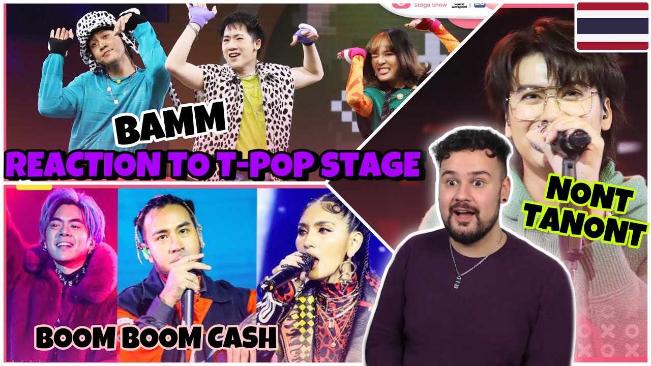 РЕАКЦИЯ НА ВЫСТУПЛЕНИЕ T-POP: BOOM BOOM CASH - Blur Blur & Hakuna Matata / BAMM - Aeng / NONT TAN...