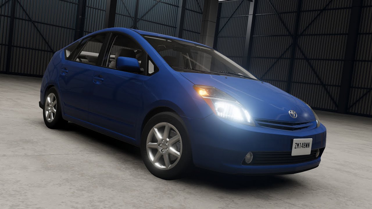 Driving the toyota prius mod in BeamNG