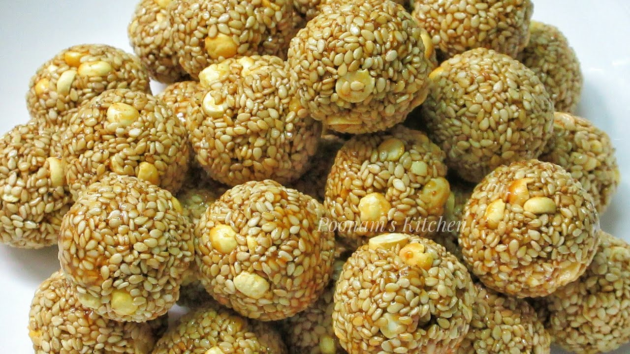 Crispy Til Gud Laddu - Til Gud Ladoo Recipe in Hindi/Tilgul Recipe - How to make Til Gud Ladoo