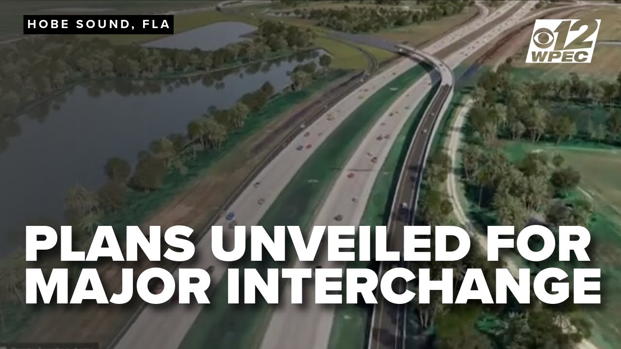 Представлены планы по крупному проекту развязки, соединяющему I-95 и Turnpike в округе Мартин