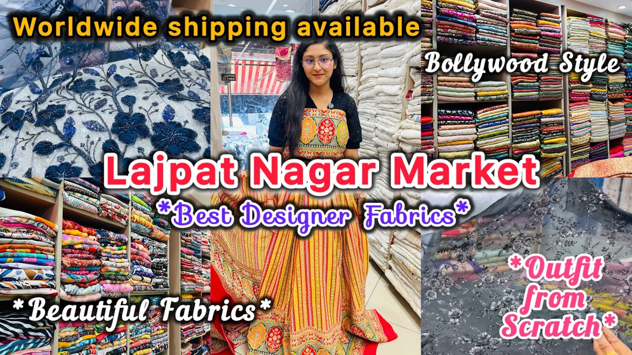Best Fabric Store🛍️ | Hidden Gem In Lajpat Nagar 😍 | Bollywood Style Fabric❤️ | 