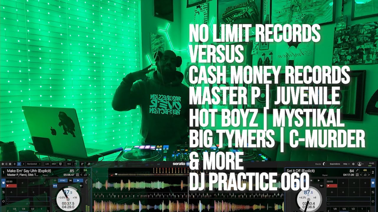 Cash Money против No Limit Mix | Master P | Juvenile | Mystikal | Big Tymers | & More DJ Practice...