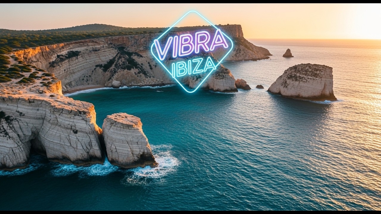 Ibiza Daylight Magic — Where Music Meets the Mediterranean Sea ✨🌊 #Ibiza #BalearicVibes #VibraIbiza