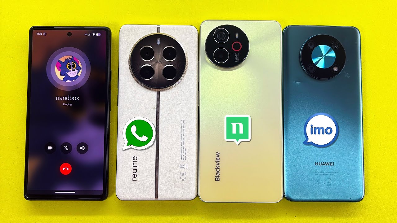 Social Media NandBox+IMO+WhatsApp Incoming Outgoing Call Google Pixel, Huawei, Realme, Blackview 