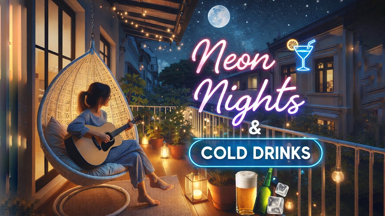 Neon Nights & Cold Drinks 🍹🌙 | Chill Vibes Music for Bars, Lounges & Late Nights