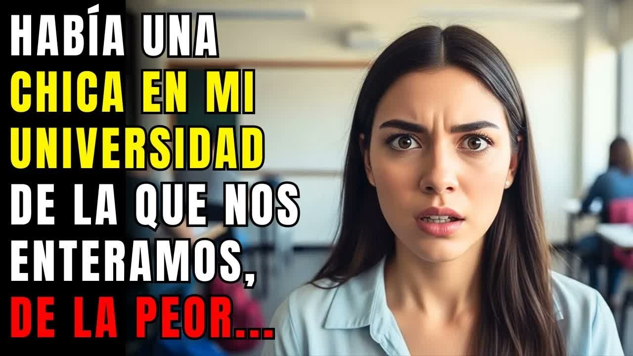 Había una chica en mi universidad de la que nos enteramos, de la peor manera posible, que para ser.