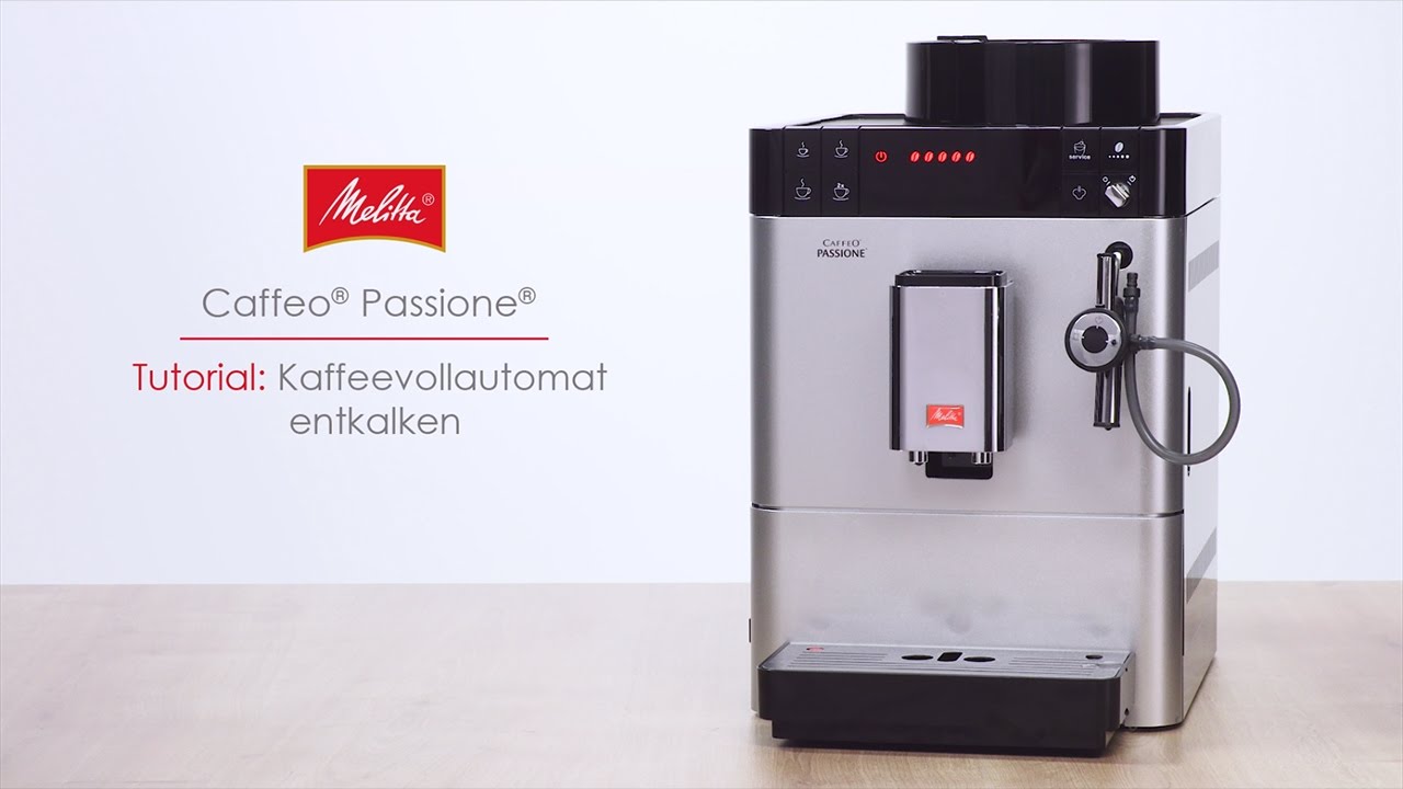 Melitta&reg; Passione&reg; - Tutorial: Kaffeevollautomat entkalken