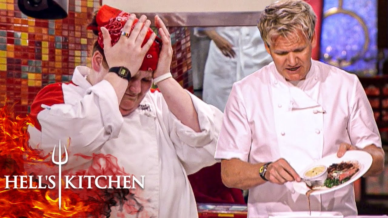 Swimming Steak & Stuffed Fillet BAFFLES Chef Ramsay in Steak Challenge | Hell’s Kitchen