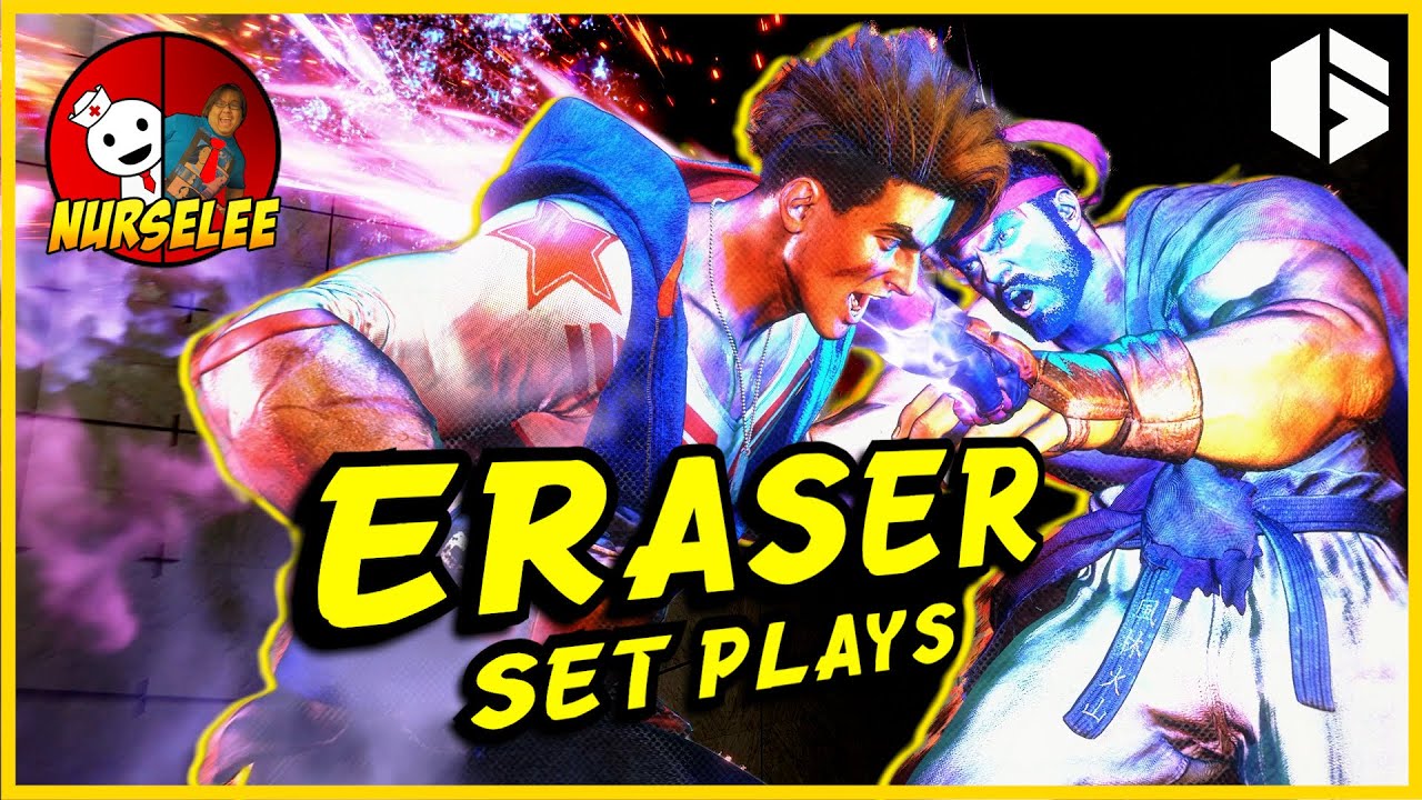 SF6 Demo: Luke's Lv2 Super Art, Eraser Set Plays