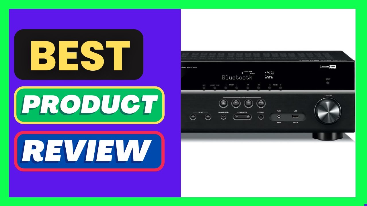 YAMAHA RX-V385 5.1-Channel 4K Ultra