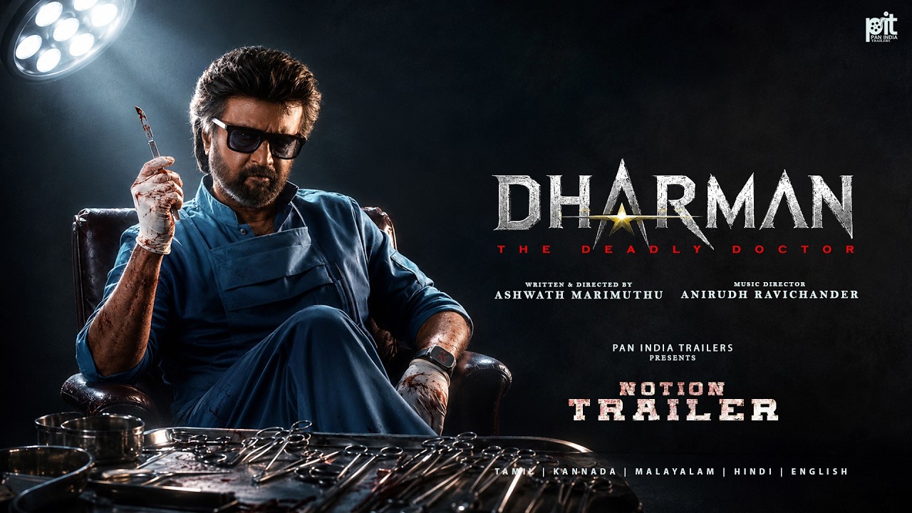 Dharman - Notion Trailer | Superstar Rajinikanth | Simran | Raashii Khanna | Anirudh | PIT