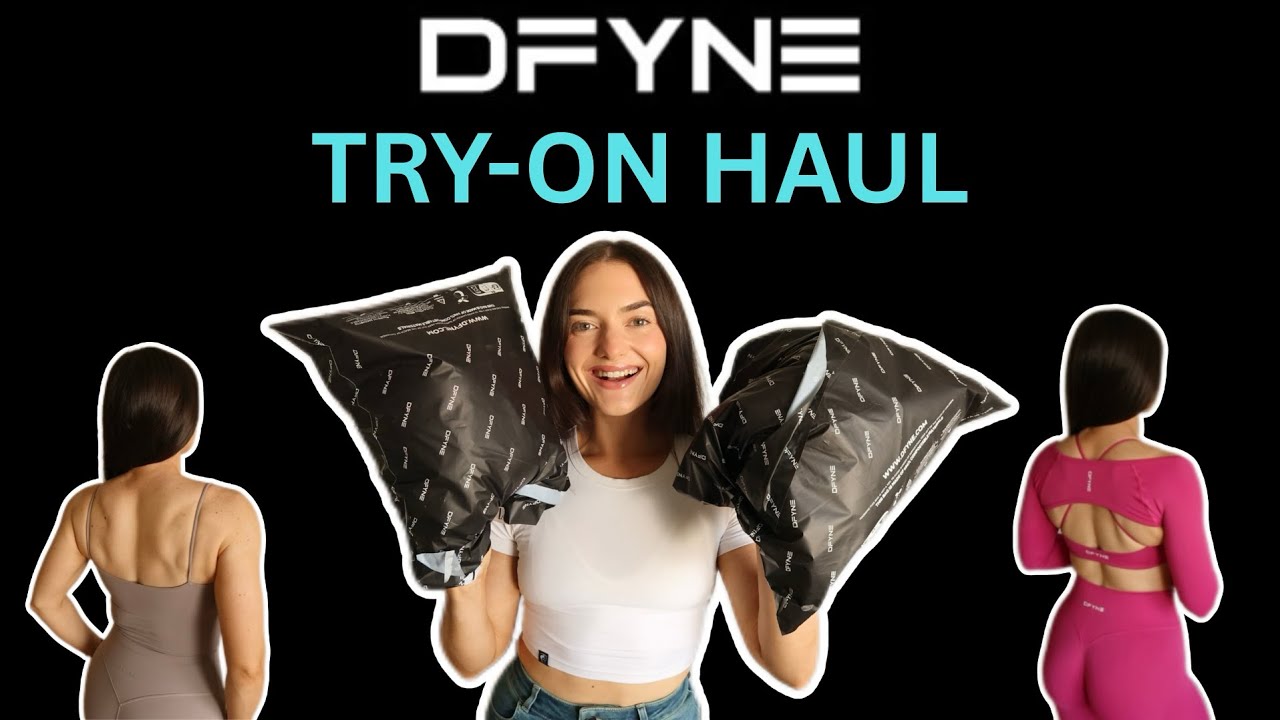 I&rsquo;M A DFYNE ATHLETE 🤩 | HUGE DFYNE TRY ON HAUL + Honest Review (Impact, Dynamic, Origin, Vision)