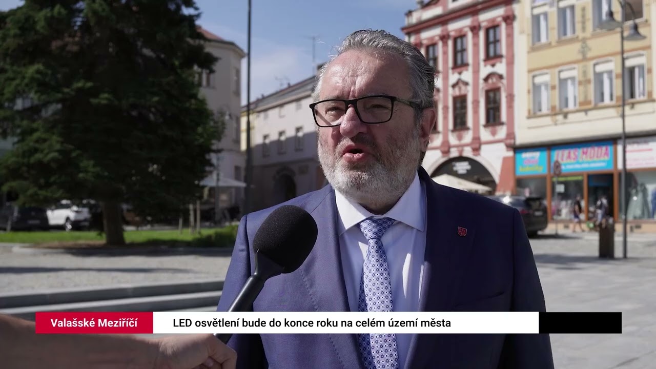 Valašské Meziříčí: LED osvětlení bude do konce roku na celém území města