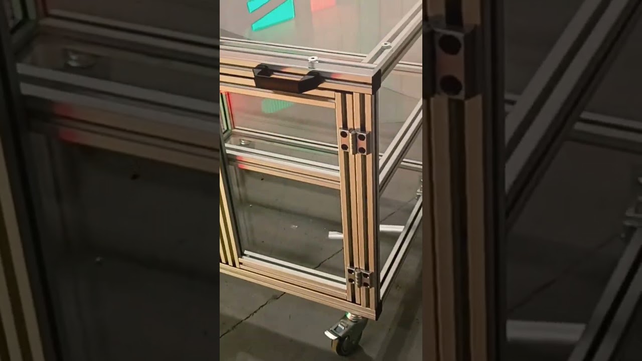 Aluminium profile DIY Ideas: Workshop furniture with aluminium extrusion | Aluminium Rig #shorts