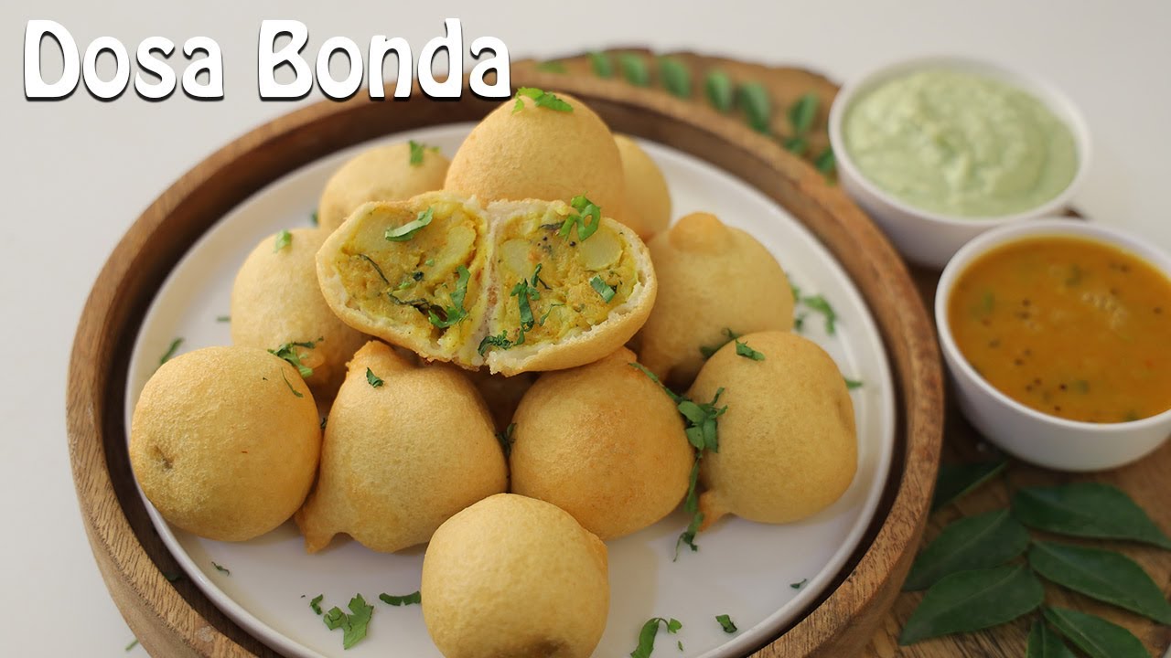 Dosa Bonda | Easy South Indian Starter Recipe | Chetna Patel Recipes