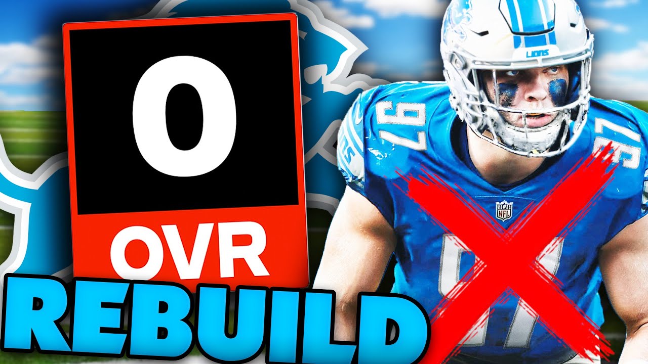 I Drafted a Generational Player! Rebuilding The 0 Overall Detroit Lions on Madden 26 Franchise