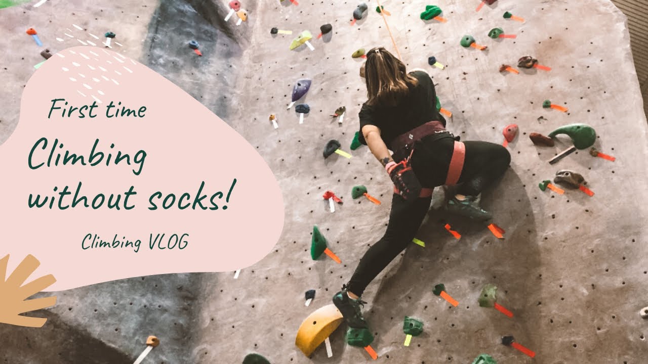 1st Time Climbing Without Socks | Girl Time At Wild Walls Climbing Gym