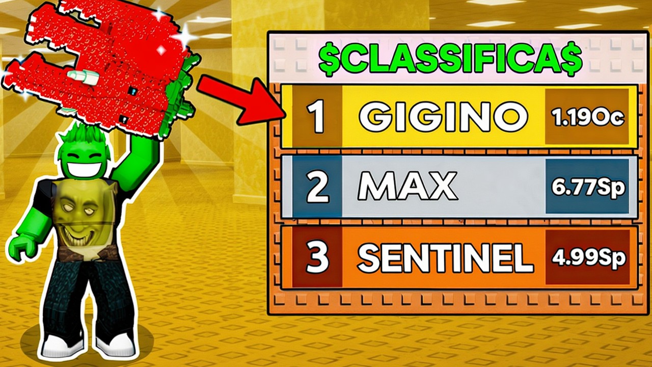 SONO diventato IL PRIMO AL MONDO su SALVA i BRAINROT dalle BACKROOMS! 🥇🤑