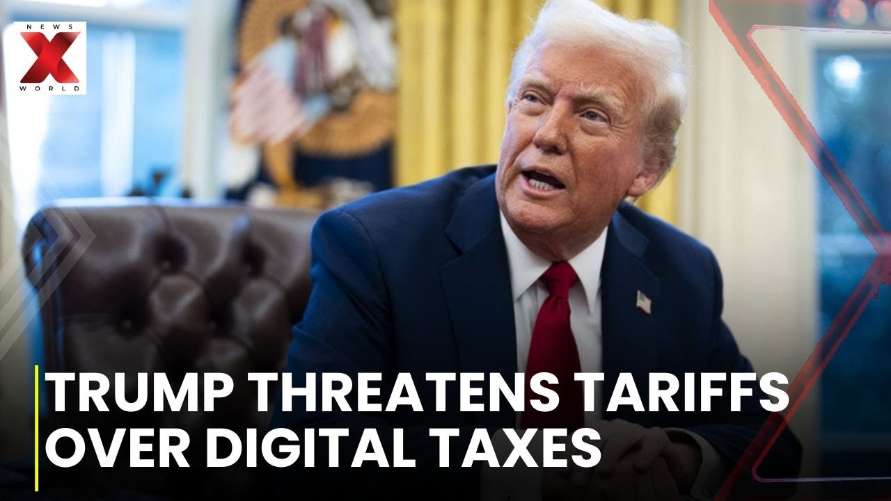 Trump Threatens Additional Tariffs Over Digital Taxes on U.S. Tech Firms | NewsX World