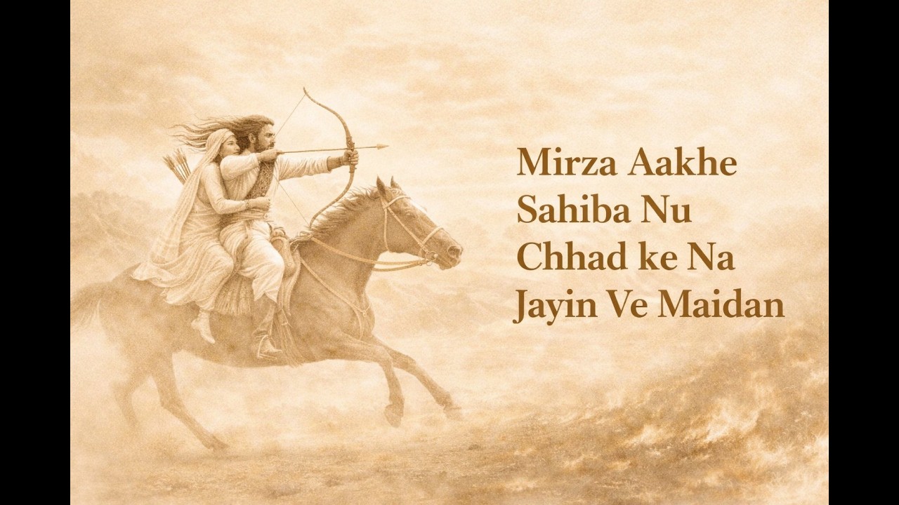 Mirza Aakhe Sahiba Nu Chhad Ke Na Jayin Ve Maidan | Mirza Sahiban Qissa | Punjabi Sufi Folk Song |