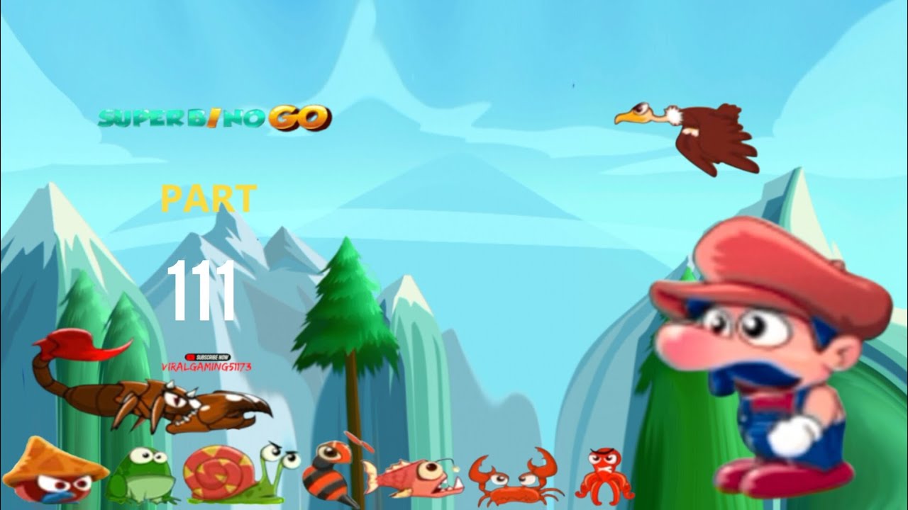 Bino Fights Scorpion 🦂 Boss_ From Fish Tank To Cave_ Super Bino Go Game_ Level 15 to 20_ Video 111